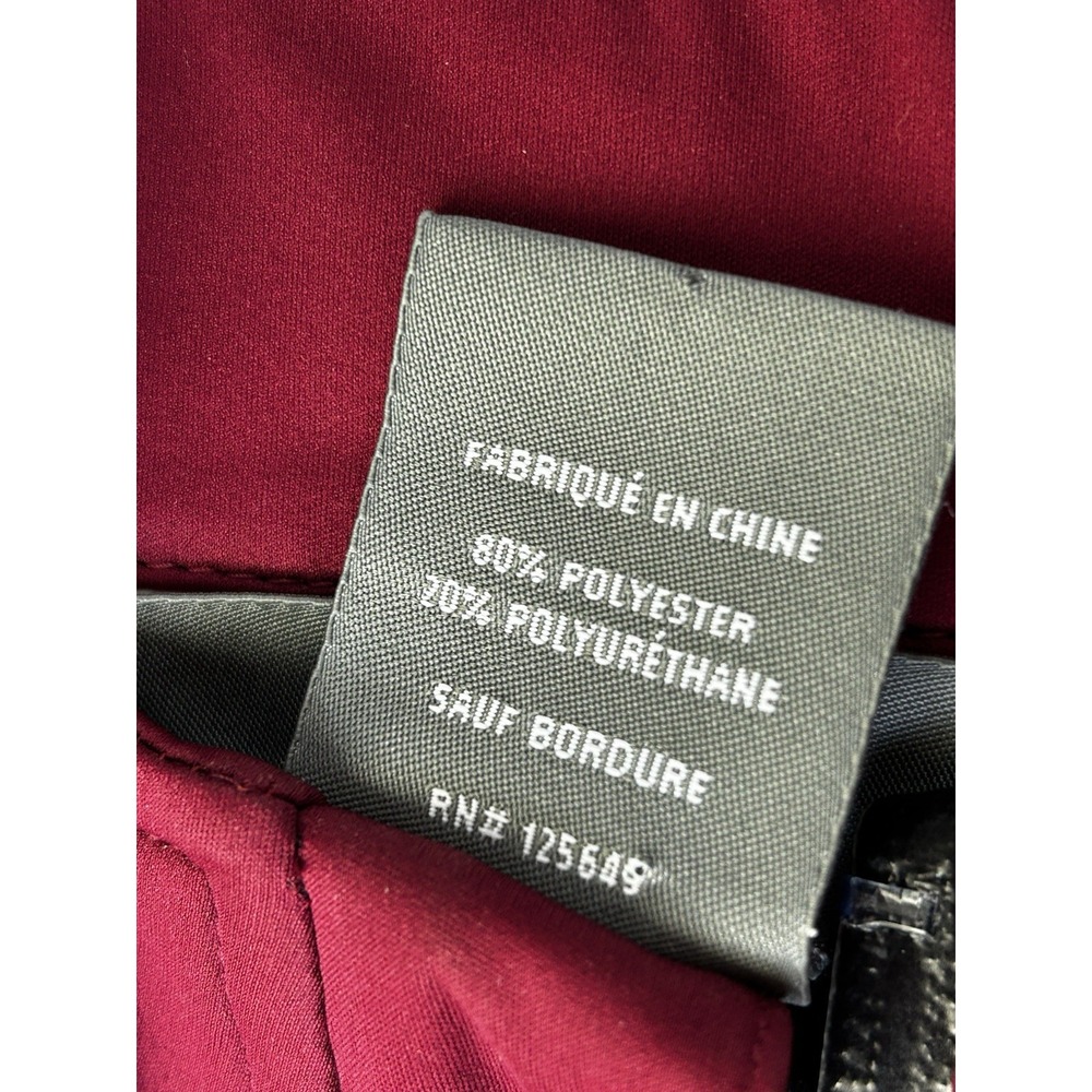 Aether Women's Size 2 Union Cycling Jacket Wine Red Full Zip - Picture 4 of 16